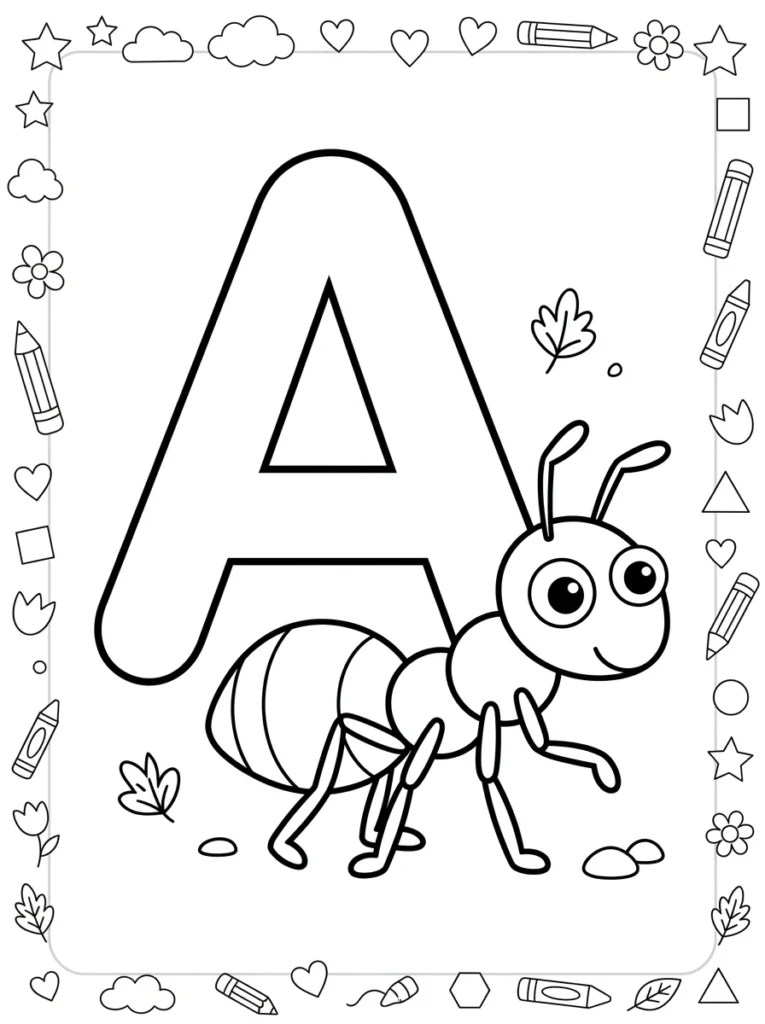 Ant Coloring Activity