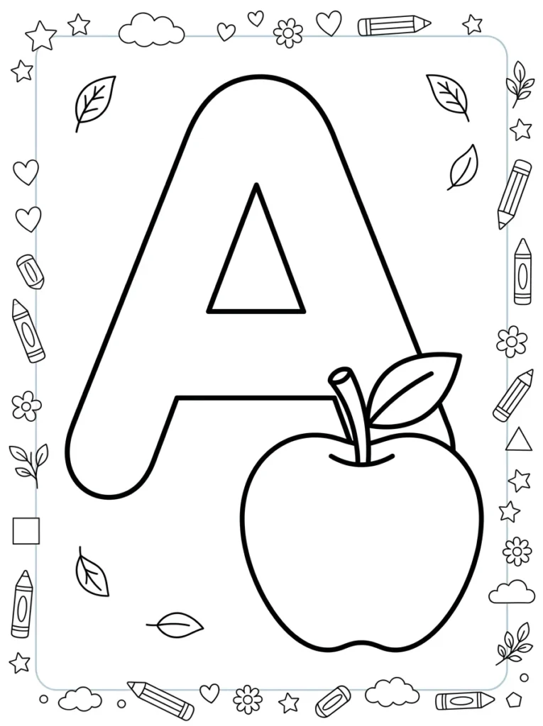 Apple Coloring Ideas