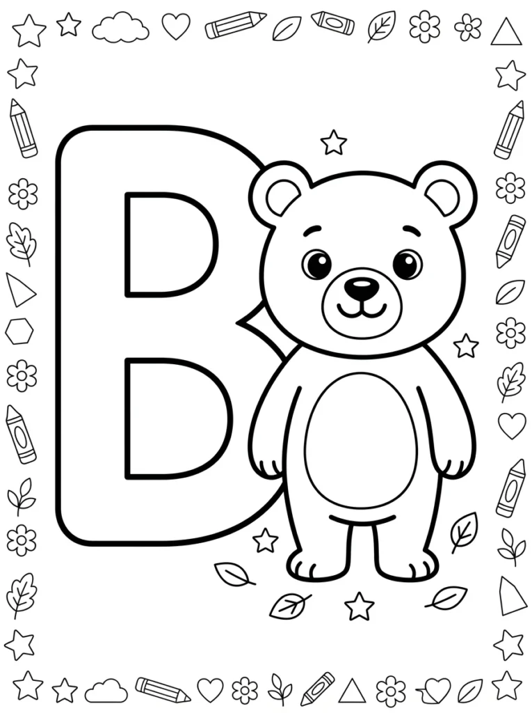 Bear Coloring Page