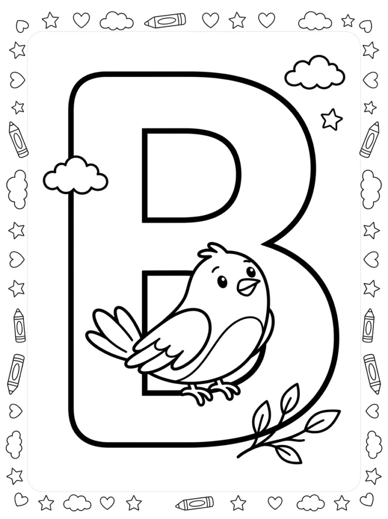 Bird Coloring Page