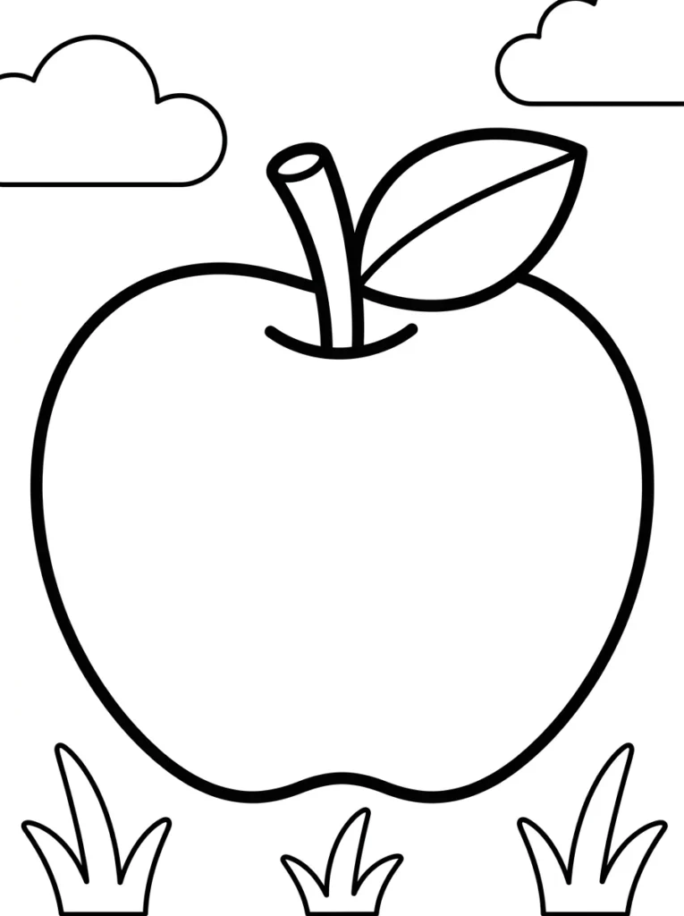 Simple Apple Outline