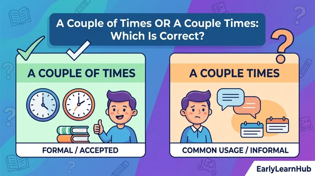 A Couple of Times or A Couple Times: Which Is Correct?
