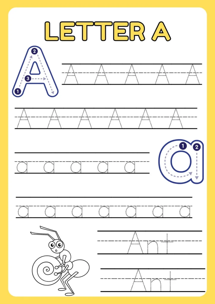 Alphabet Formation Worksheets for Kids