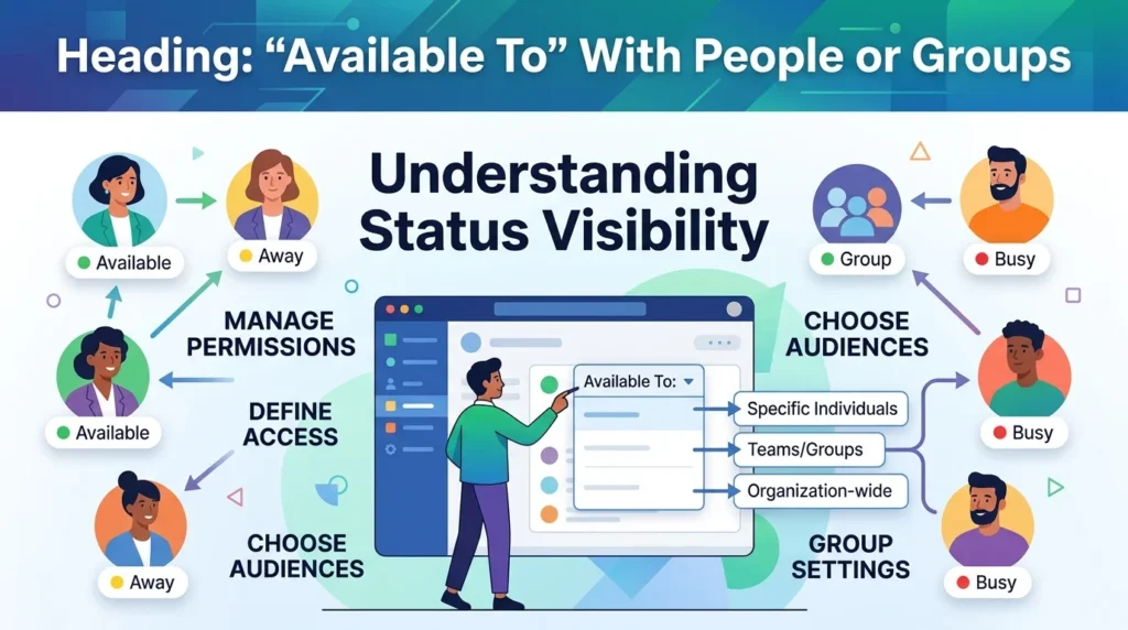 Heading “Available To” With People or Groups