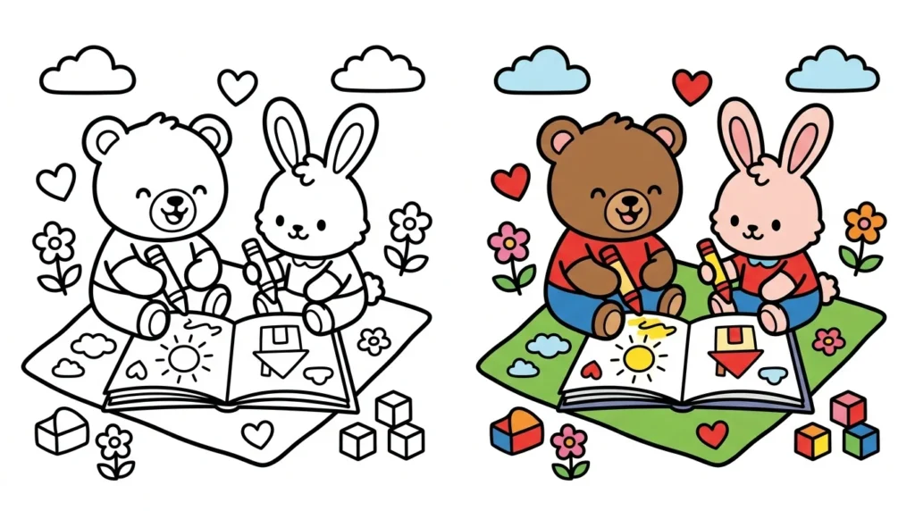 Lessons Watching Others Color My Pages