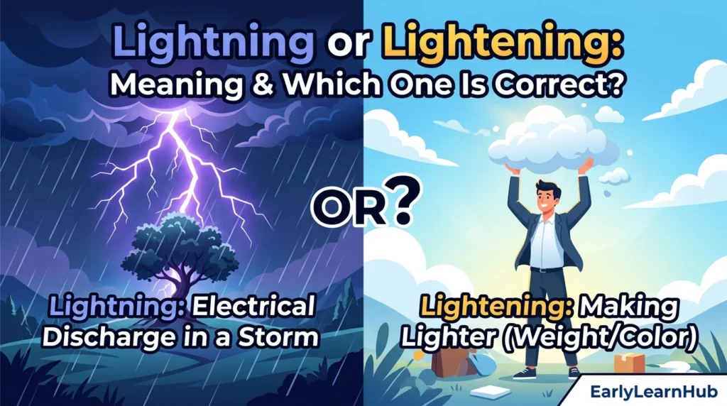 Lightning or Lightening