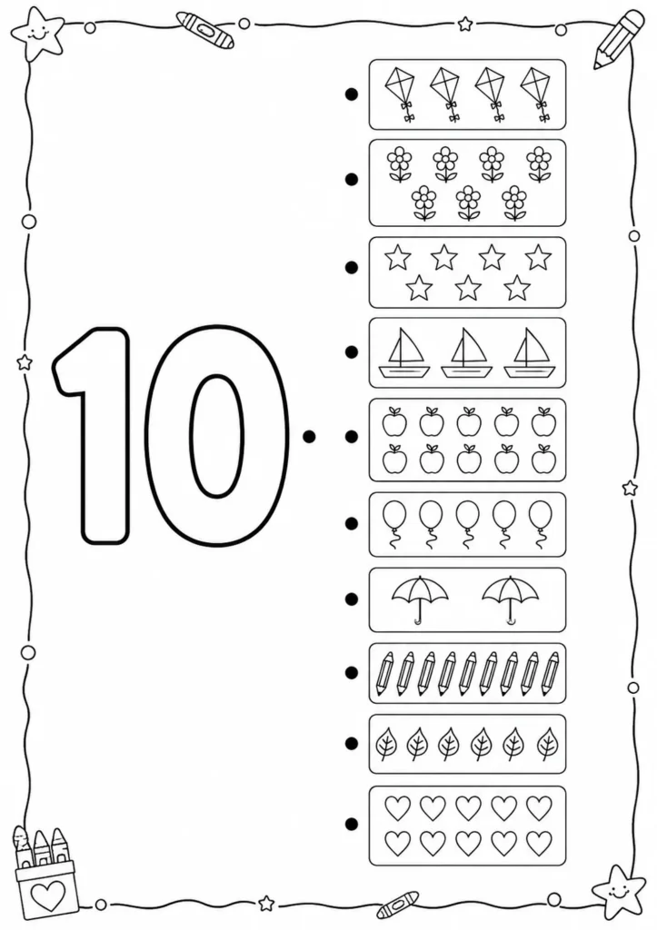 Match Number 10 to the Correct Group