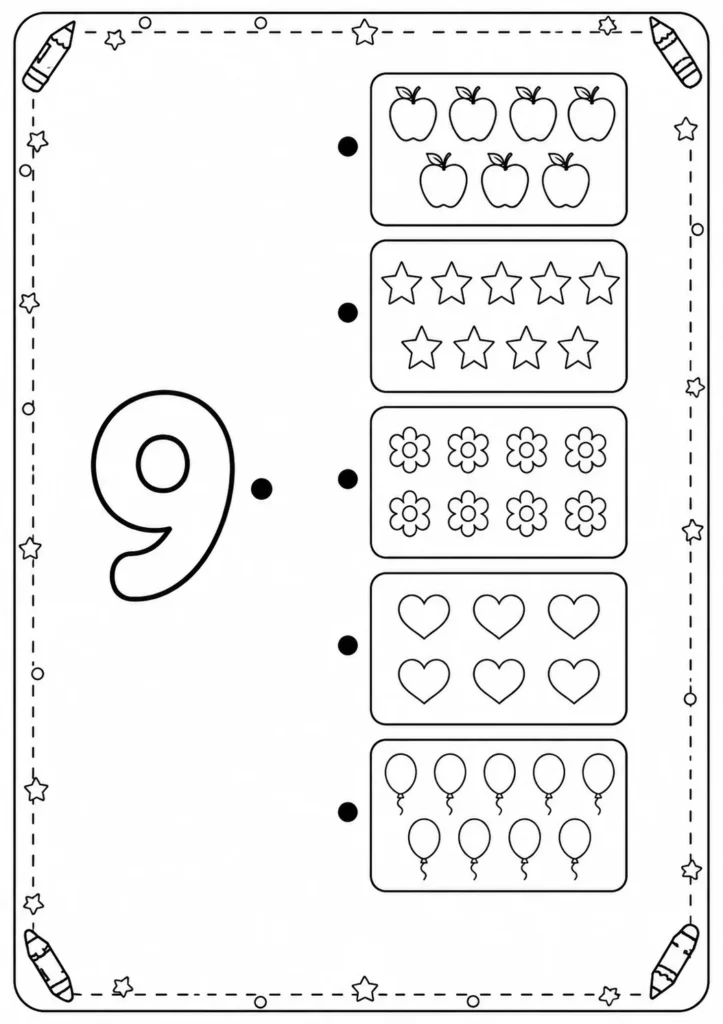 Match Number 9 to the Correct Group