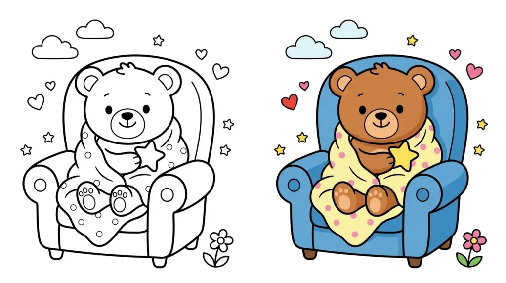 My Favorite Cozy Coloring Pages