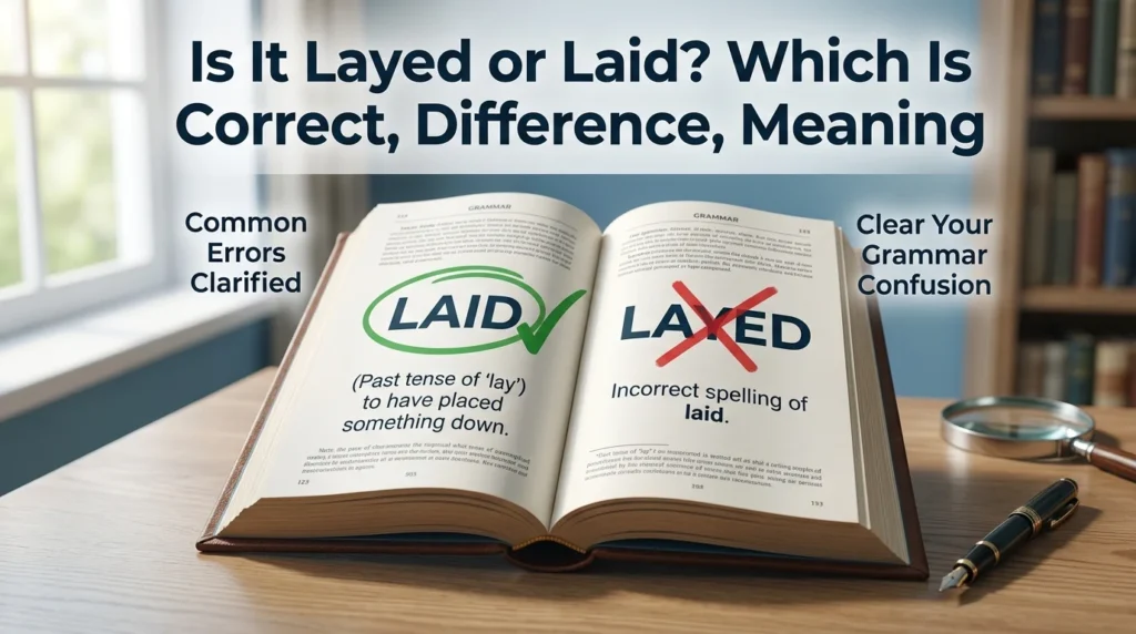 Is It Layed or Laid? Which Is Correct, Difference, Meaning