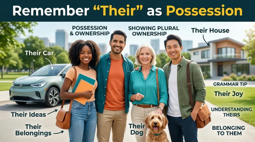 Remember “Their” as Possession
