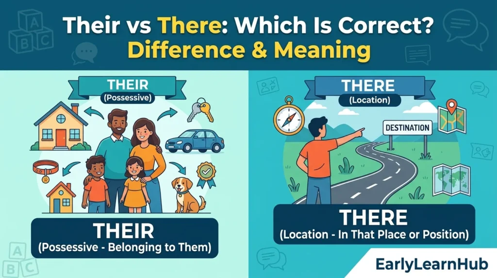 Their vs There: Which Is Correct? Difference & Meaning
