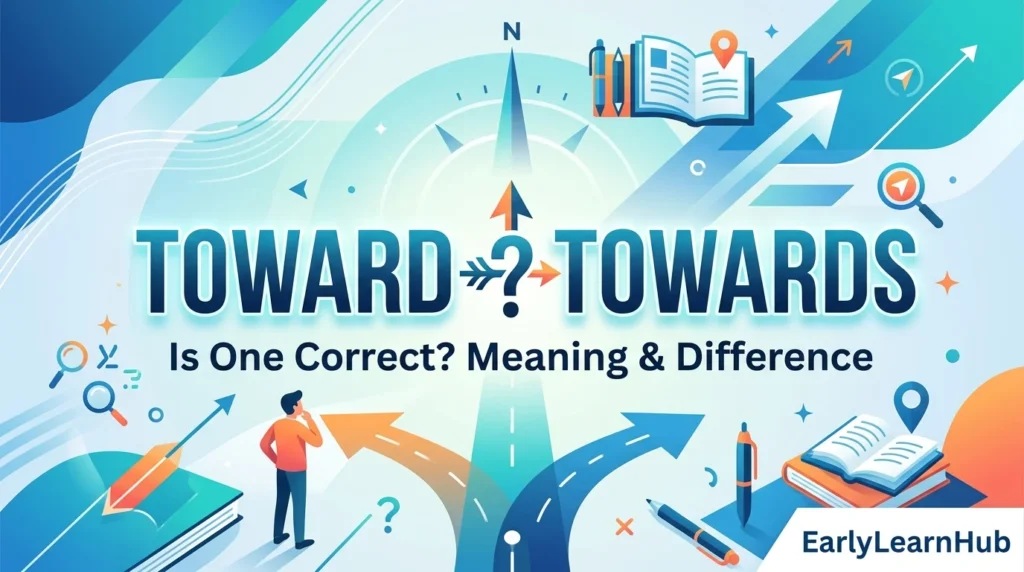 Toward or Towards: Is One Correct? Meaning & Difference