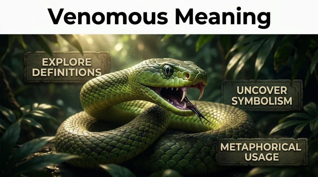 Venomous Meaning