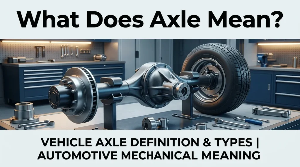 What Does Axle Mean