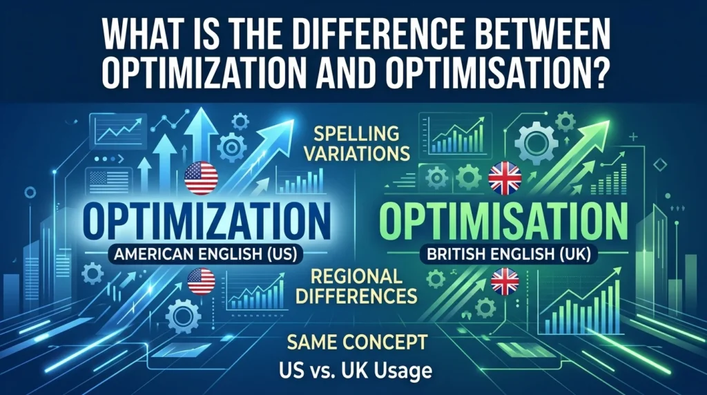 What Is the Difference Between Optimization and Optimisation