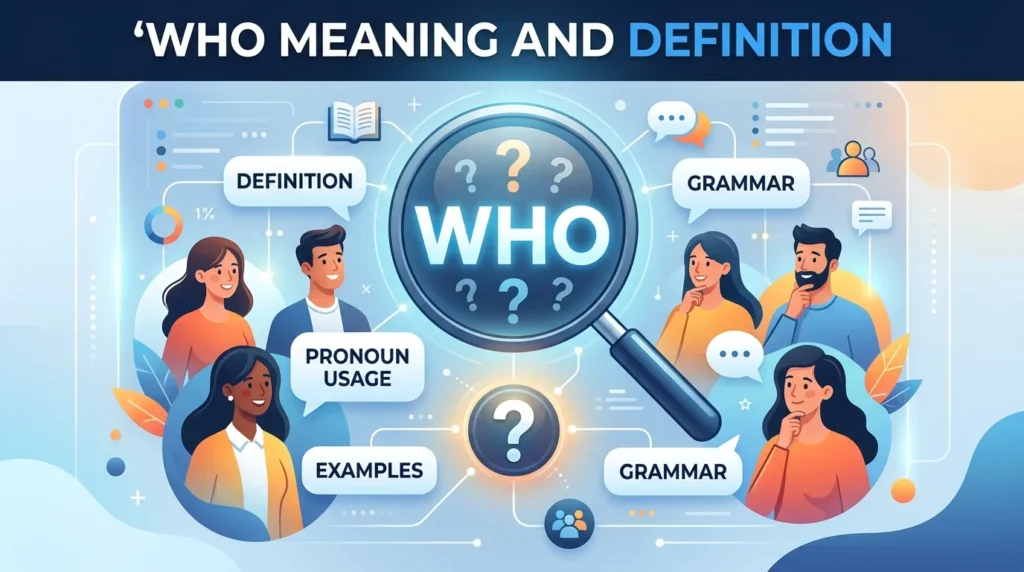 Who Meaning and Definition