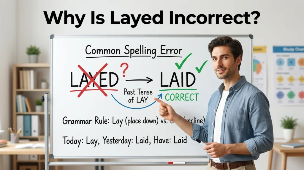 Why Is Layed Incorrect
