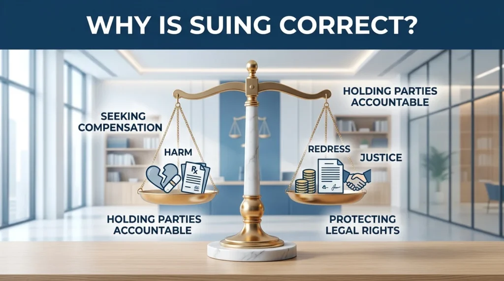 Why Is Suing Correct