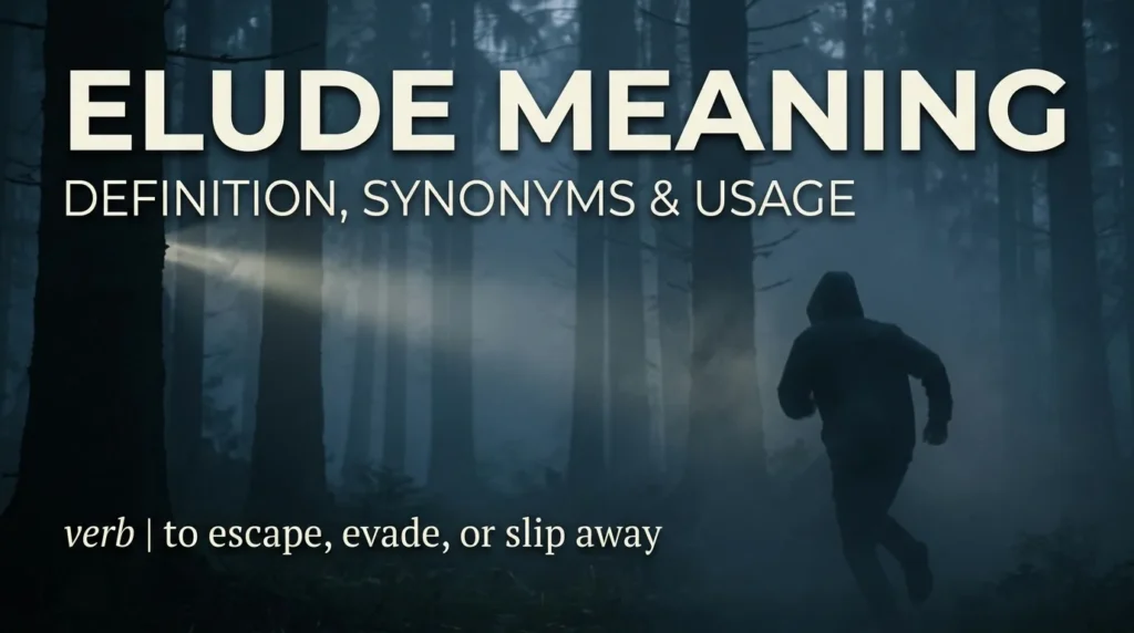 Elude Meaning