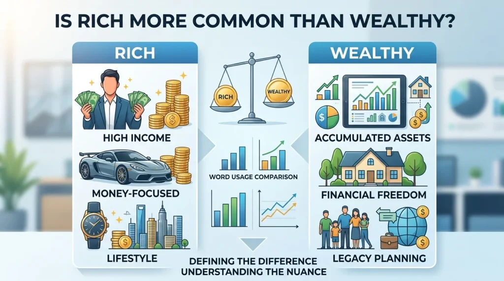 Is Rich More Common Than Wealthy