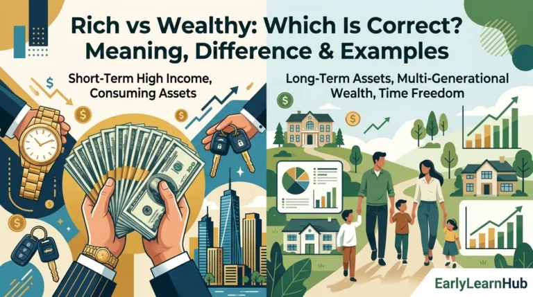 Rich vs Wealthy: Which Is Correct? Meaning, Difference & Examples