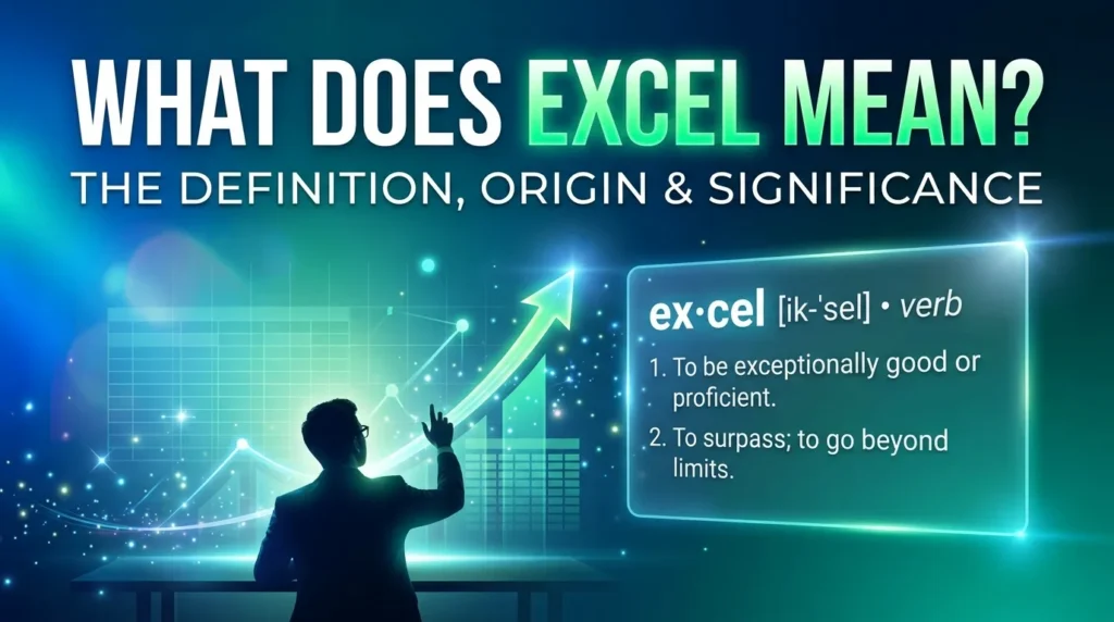 What Does Excel Mean