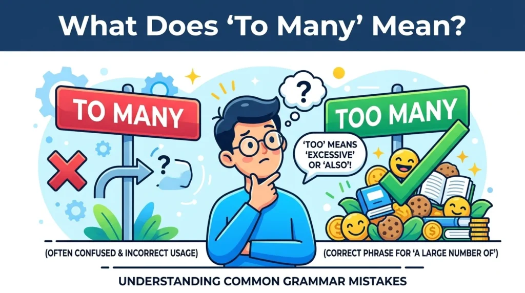 What Does To Many Mean